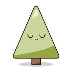 tree with relaxed face